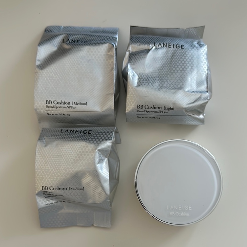 Laneige BB Cushion Set - Medium and Light